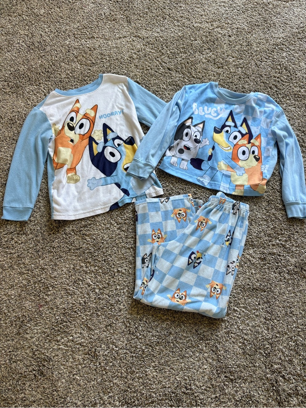 Kids Pajama Set - Light Blue Character Sleepwear